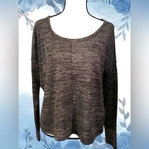 Old Navy, Gray & Black, Women’s Pullover Sweater, Size Small, Long Sleeved